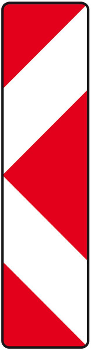 Verkehrszeichen Pfeilbake links-/rechtsweisend, Nr.605-42, Aluminium RA2, reflektierend, 250x1000mm
