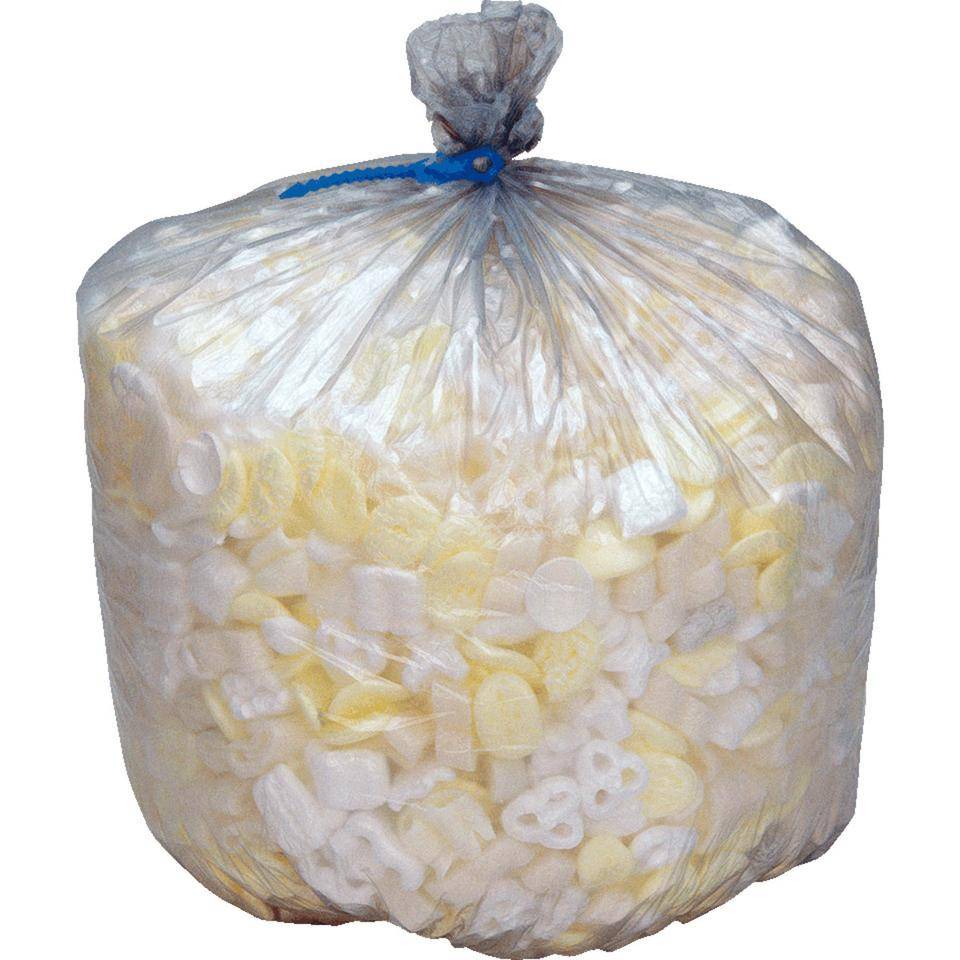 Abfallsäcke, transparent, Polyethylen, unbedruckt, 20 l, 450x540mm, 2000/VE