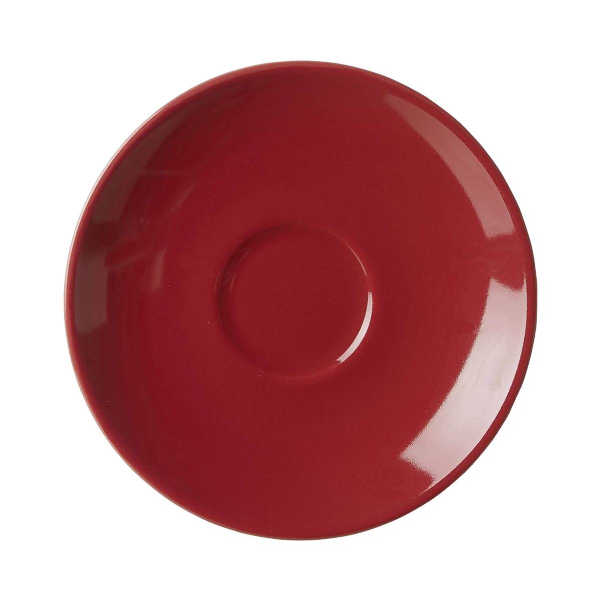 Ritzenhoff und Breker Doppio Espresso Untertasse aus Porzellan rot