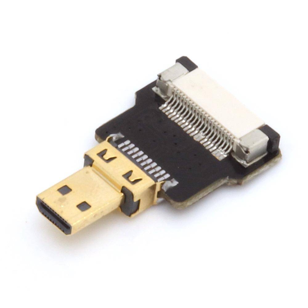 Adapter für DIY HDMI Kabel - Anschluss: Micro Typ D Stecker - Ausführung: gerade