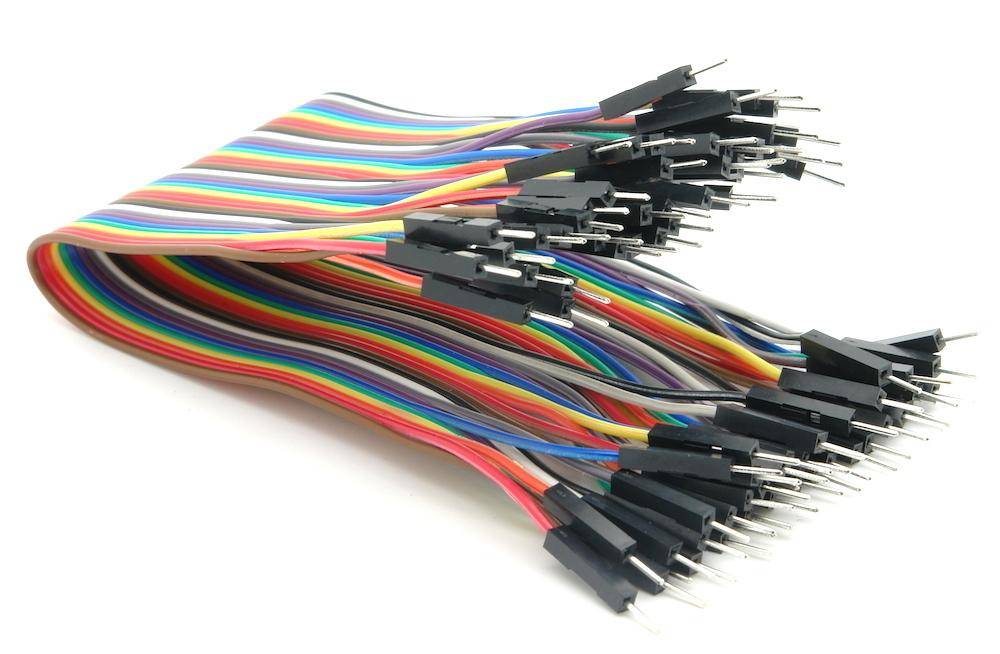 40pin Jumper / Dupont Kabel Male  Male trennbar - Länge: 0,20 m