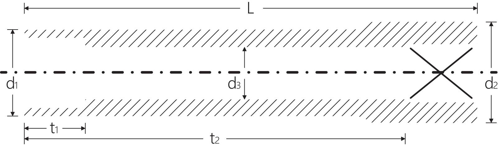 3/8" Steckschlüsseleinsatz SW 3/8" L.54mm
