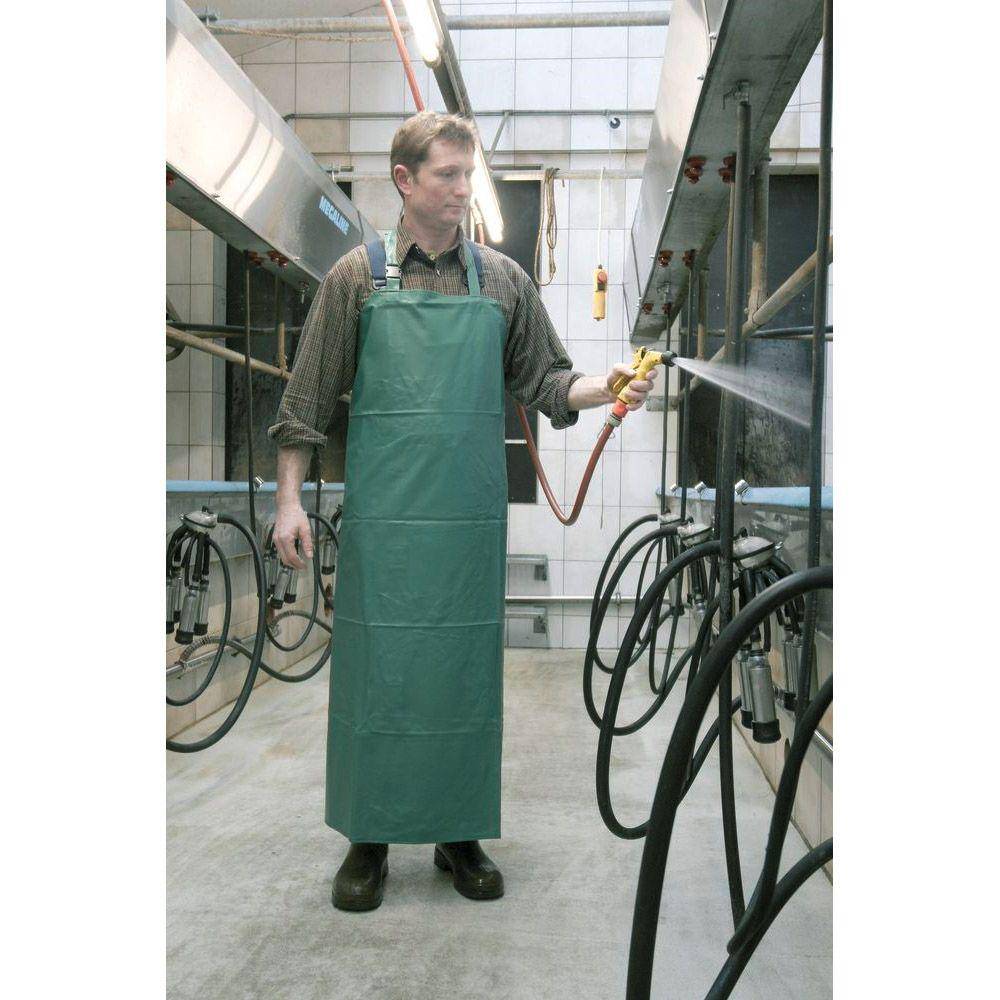 Melk- und Waschschürze - Breite 80 cm - Länge 120 cm - grün