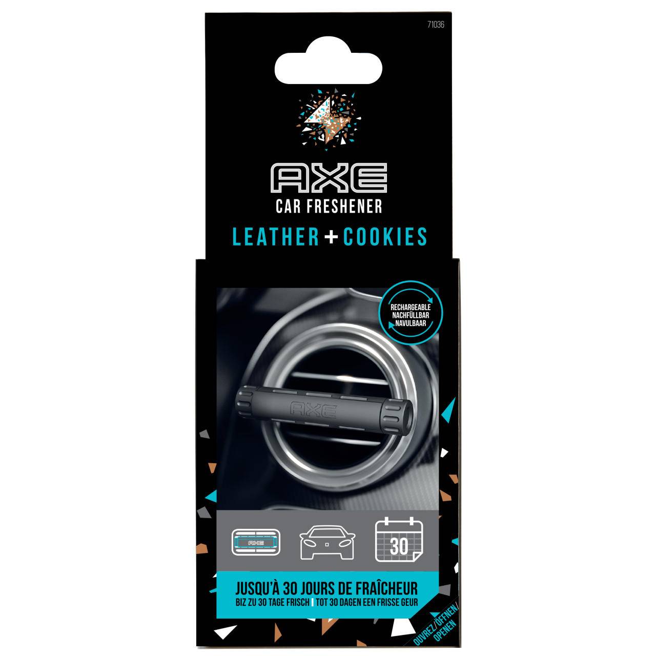 AXE Lufterfrischer REFILLABLE VENT Leather + Cookies