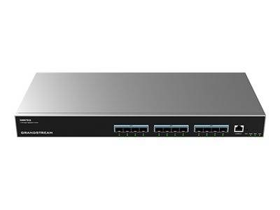 Ein Netzwerk-Switch mit acht Ethernet-Ports, die jeweils mit grünen und blauen Indikatoren gekennzeichnet sind, wird typischerweise zum Verbinden mehrerer Geräte verwendet.