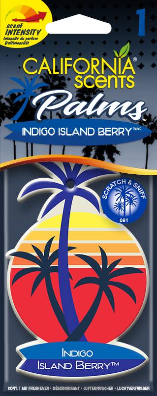 California Scents Palme - Indigo Island Berry (1er Blister)