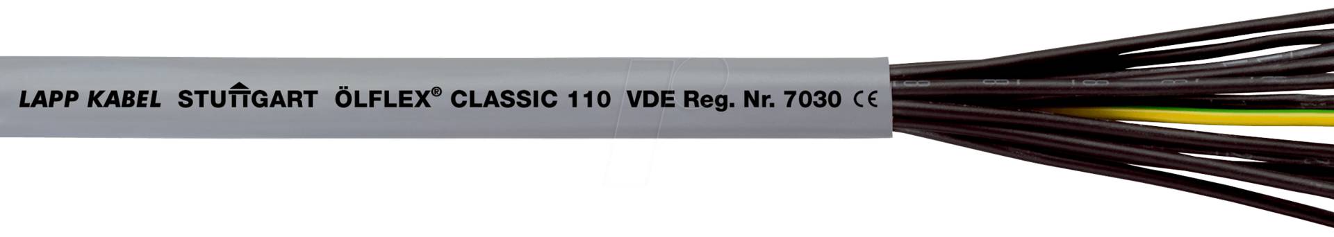 Lapp ÖLFLEX Classic 110 Signalkabel 25 m Grau (1119305/25)