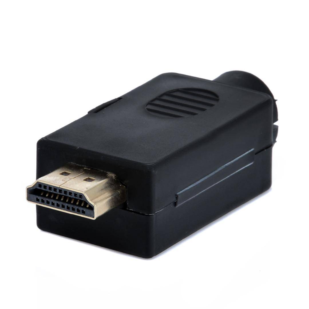 HDMI A-Stecker, 19 polig, zur Kabelmontage, Lötmontage