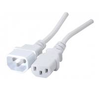 exertis Connect Kaltgeraete-Verlängerungskabel IEC C13 weiß 0.6 m - Kabel - Verlängerungskabel
