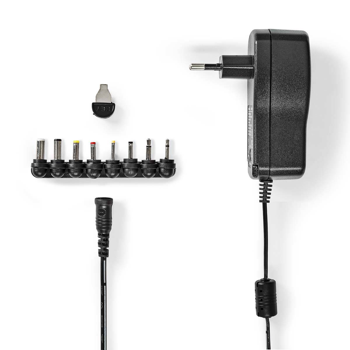 Nedis ACPA109 - Notebook - Indoor/Outdoor - 100 - 240 V - 18 W - 3 - 12 V - AC-an-DC