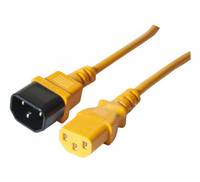 exertis Connect Kaltgeraete-Verlängerungskabel IEC C13 orange 0.6m - Kabel - Verlängerungskabel