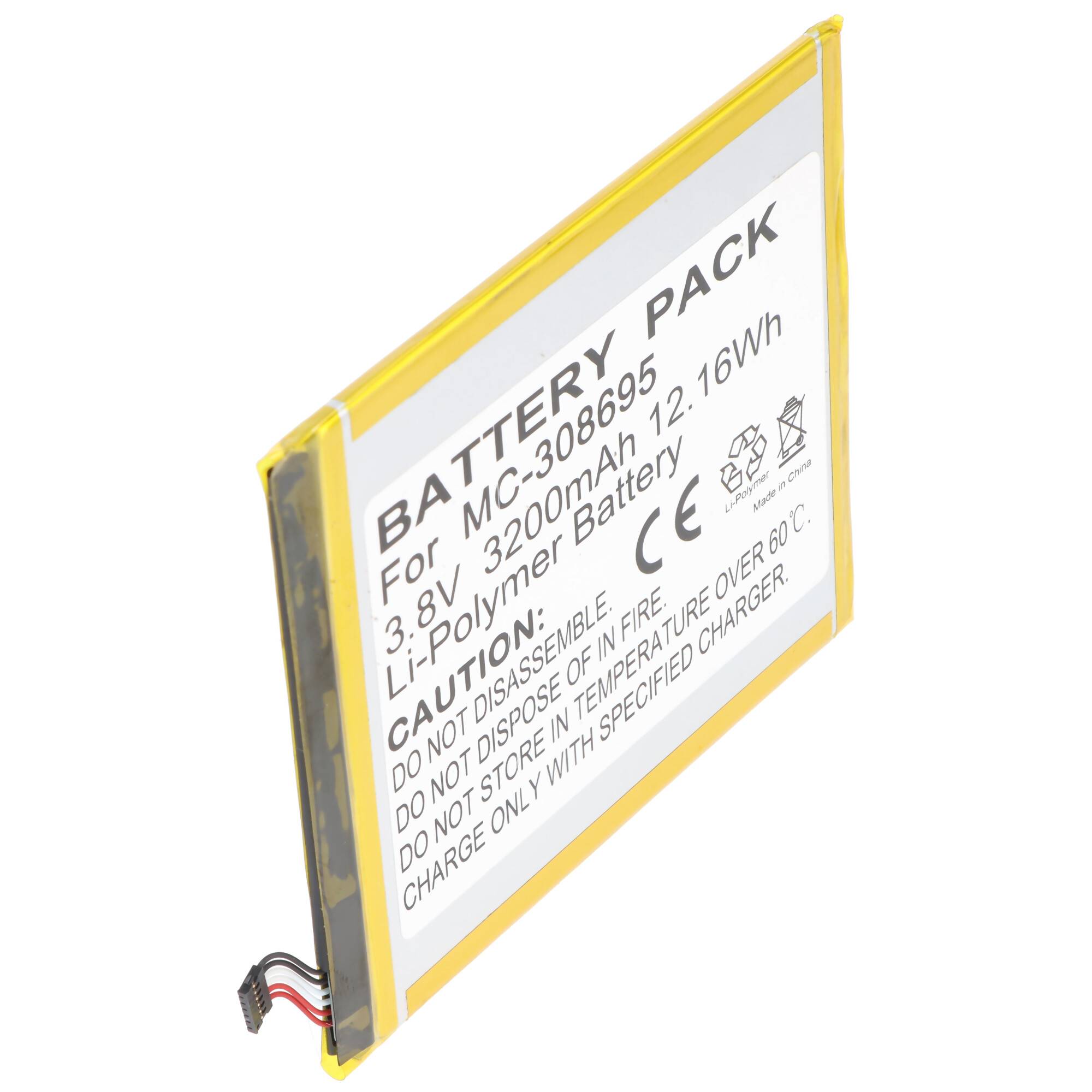 Akku passend für AMA Kindle Fire 7 9th gen., Li-Polymer, 3,8V, 3200mAh, 12,2Wh