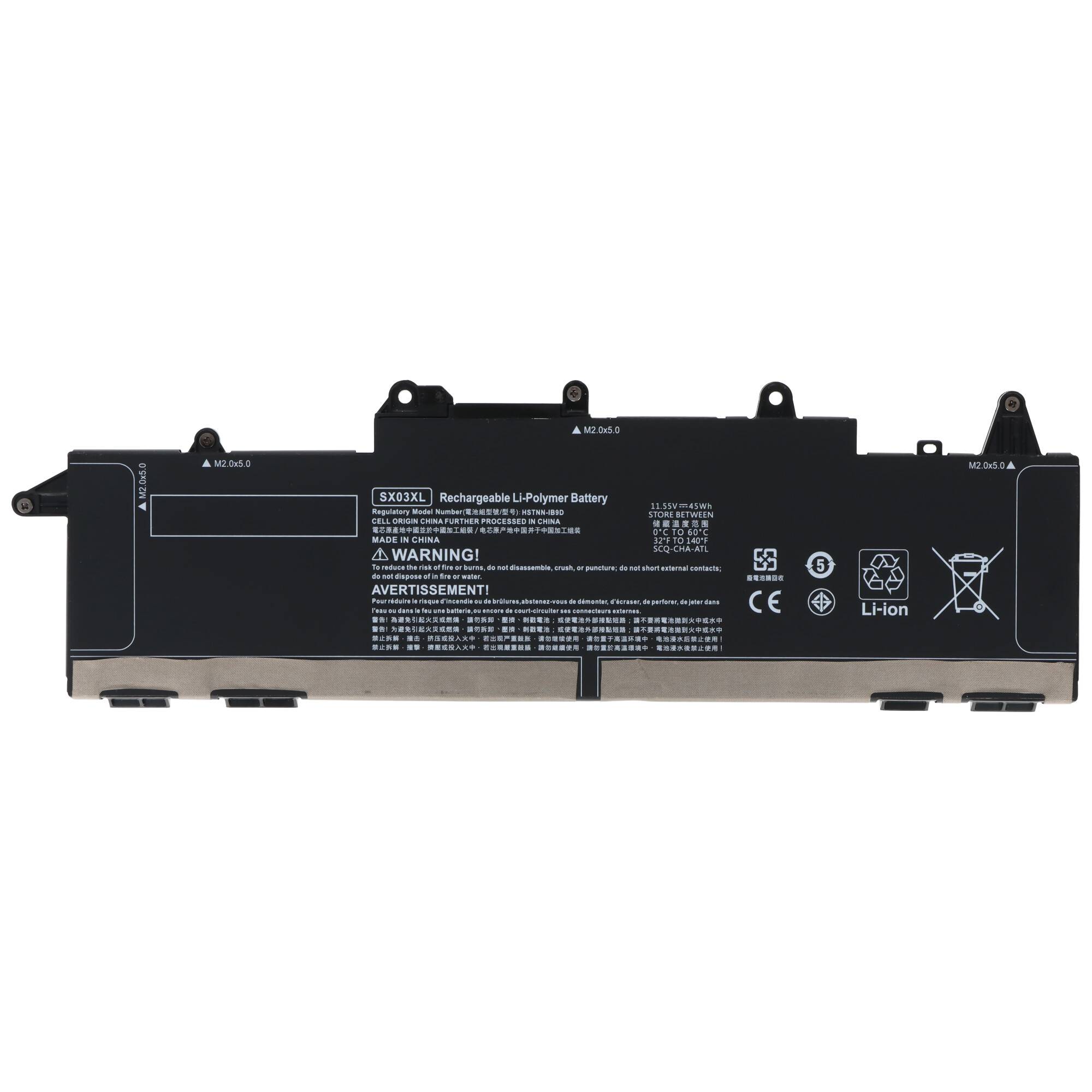 Akku passend für HP ProBook x360 435 G7, Li-Polymer, 11,55V, 3900mAh, 45Wh