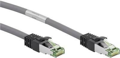 Goobay CAT 8.1 Patchkabel, S/FTP (PiMF), Grau, 10 m