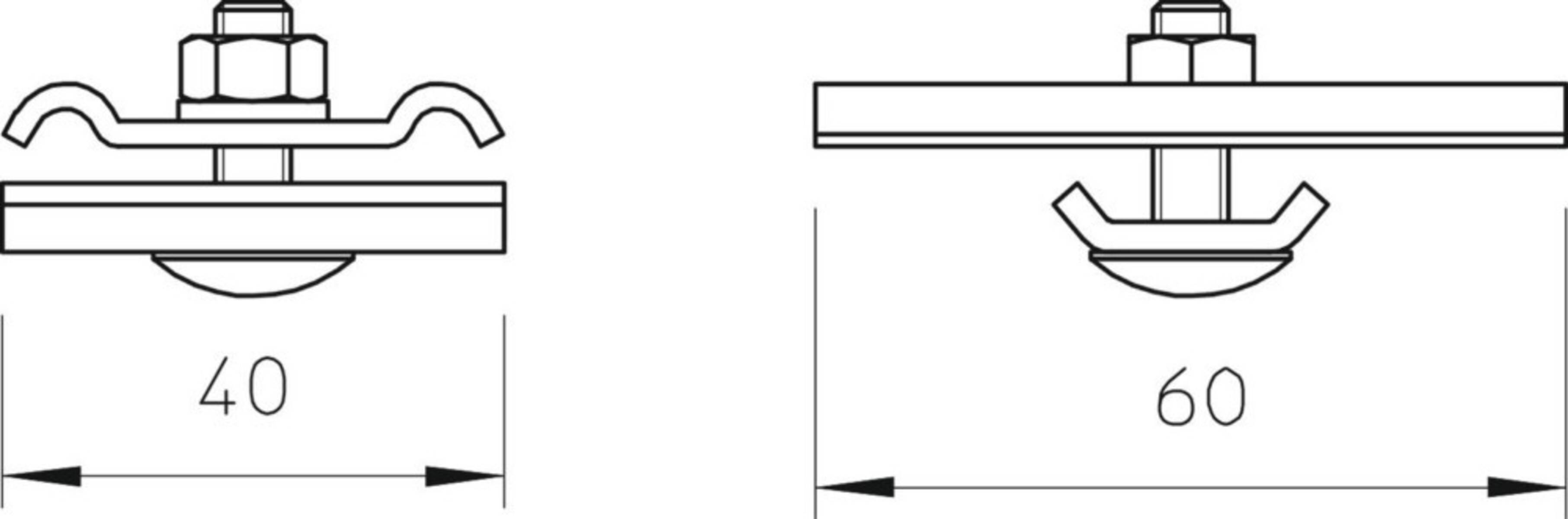 Ein Pfeil in Schwarz-Weiß, der nach rechts zeigt. Eine dünne Diagonallinie durchkreuzt ihn.