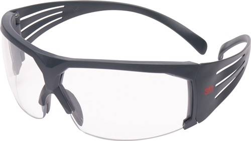 Schutzbrille SecureFit™-SF600 EN 166 Bügel grau,Scheibe klar PC 3M
