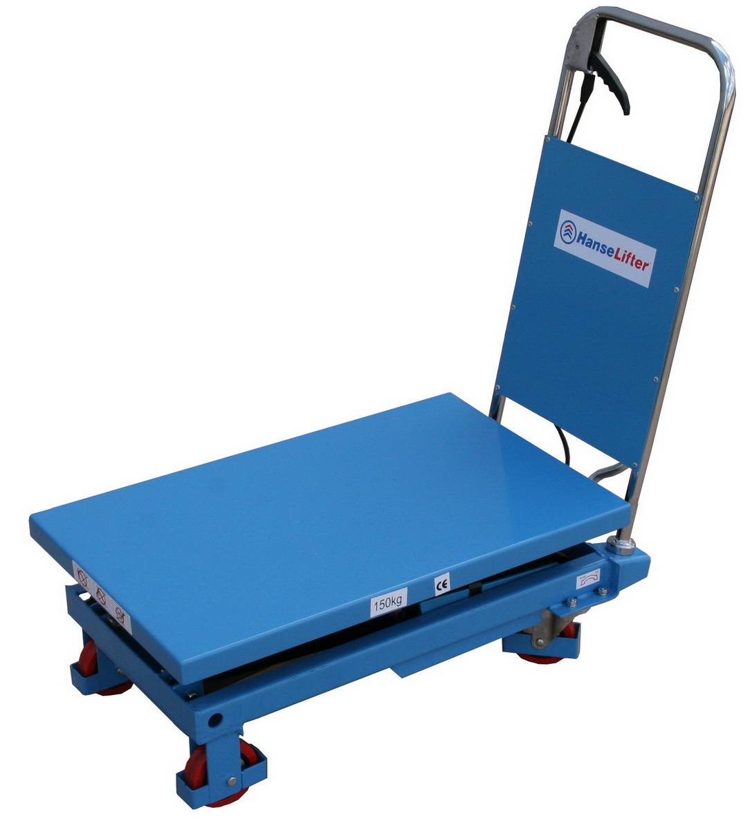 Hanselifter Scherenhubtischwagen SPS150 Tragkraft 150kg