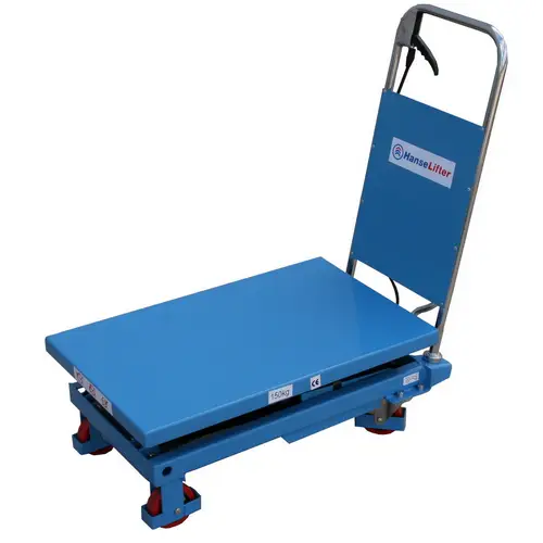 Hanselifter Scherenhubtischwagen SPS150 Tragkraft 150kg Hanselifter Scherenhubtischwagen SPS150 Tragkraft 150kg