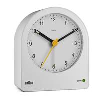 Braun BC22, Quarzwecker, Rund, Weiß, Gelb, 12 h, Summer, Akku
