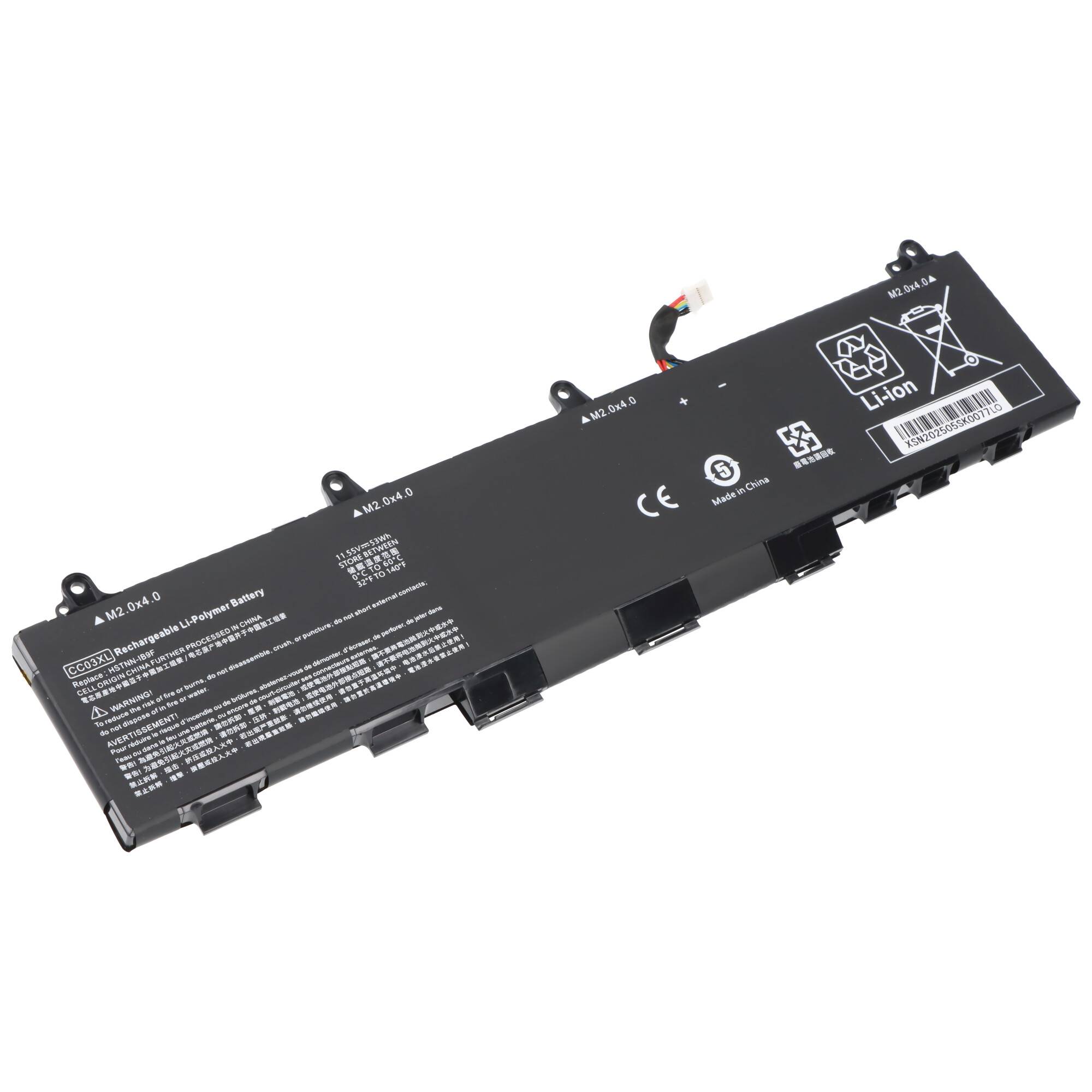 Akku passend für HP EliteBook 845 G7,HP 850 G8, Li-Polymer, 11,55V, 4580mAh, 53Wh