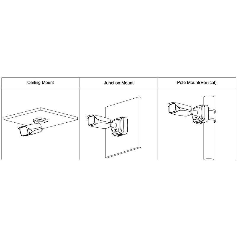 Dahua IPC-HFW5241EP-Z5E IP-Kamera 1080p T/N IR PoE, 1080pBullet Kamera | Blickwinkel:30° - 11° (Objektiv-Brennweite 7 -