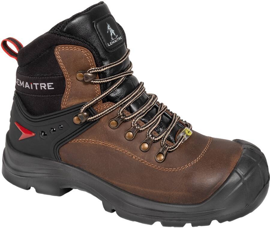 Sicherheitshochschuh S3 ÜK Slog ESD 8057-45 Größe 45 Farbe braun/schwarz Typ Hochschuh Modell Slog Schutzklasse S3 Soh