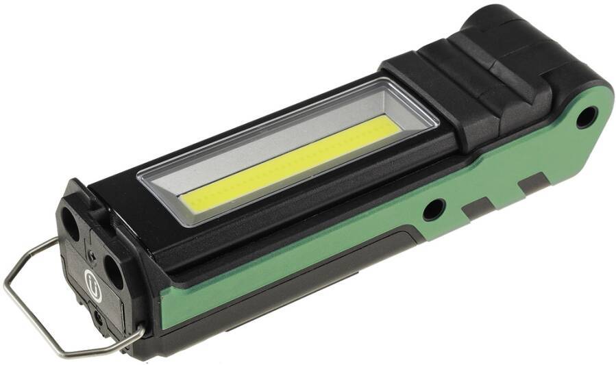 LED Akku-Arbeitsleuchte FlapLED 23099 Leuchtmittel COB-LED Leistung 5 + 2x3 W Lichtstrom 400+240 Lumen Lichtfarbe 4500K