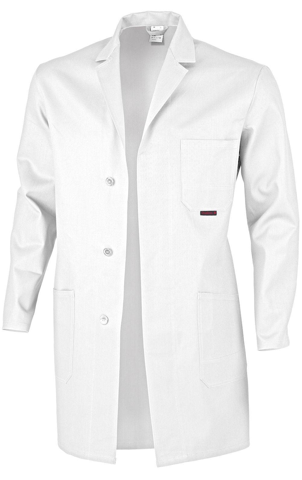 QUALITEX HIGH QUALITY WORKWEAR Berufsmantel classic - weiß - Herren: 58 Damen: 52