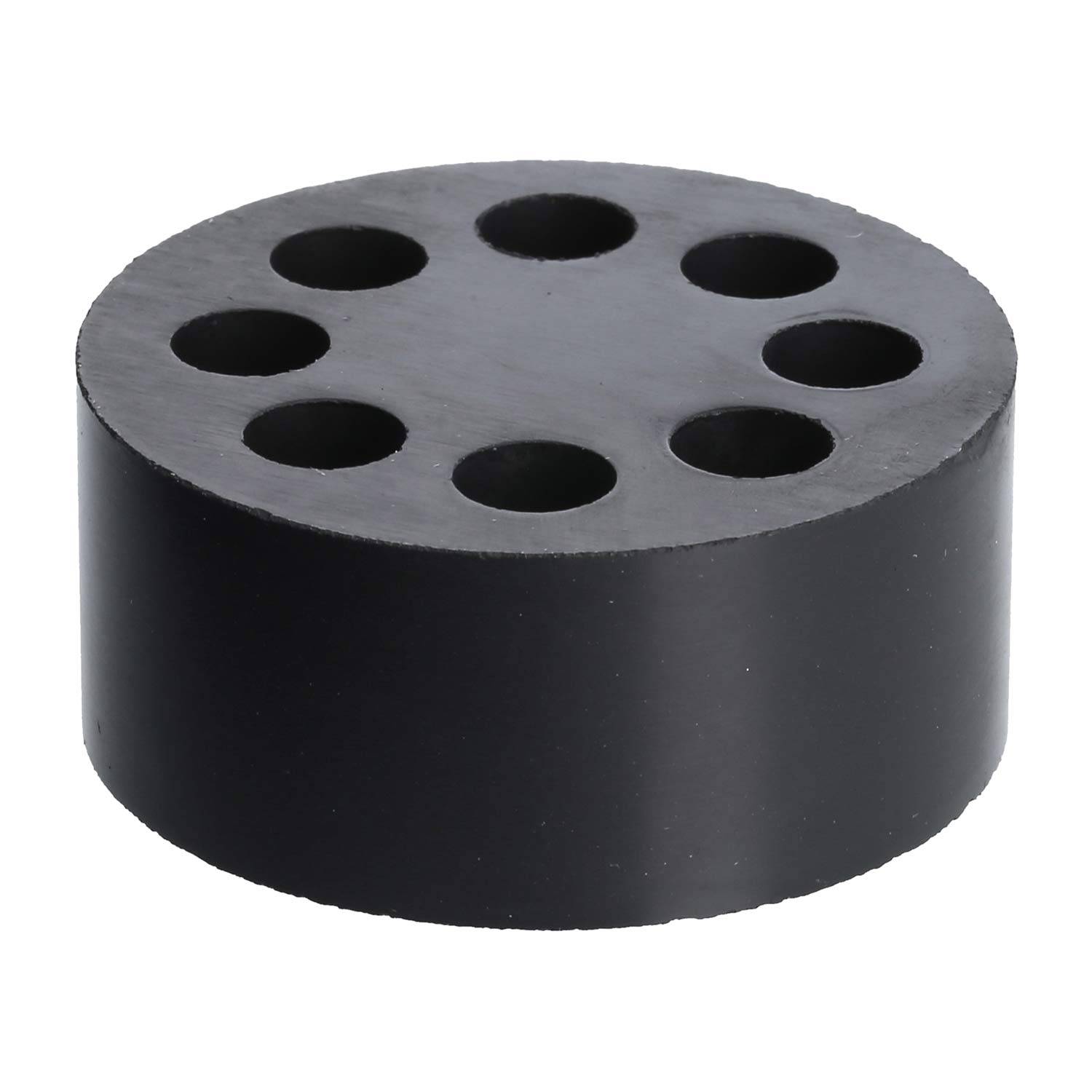 Ein technisches Diagramm eines Rohrverschlusses. Zeigt die Abmessungen C, M, D und ØF. Die Beschriftungen SW1 und SW2 kennzeichnen spezifische Teile mit detaillierter Querschnittsansicht.