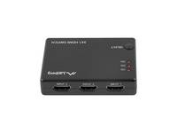 Lanberg SWV-HDMI-0003, HDMI, 2.0b, Schwarz, Acrylnitril-Butadien-Styrol (ABS), 60 Hz, 3 m