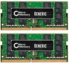 Zwei grüne Computerspeichermodule mit schwarzen Chips, auf jedem Modul mit der Bezeichnung „Micro Memory Generic