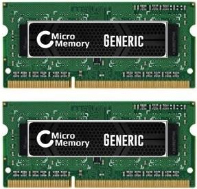 Zwei grüne Speichermodule mit der Bezeichnung „Micro Memory GENERIC