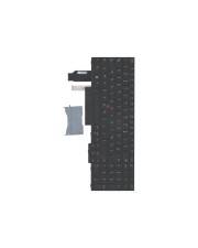 Lenovo Ersatztastatur Notebook mit Trackpoint UltraNav hinterleuchtet Französisch Schwarz für ThinkPad E580 L580 P52