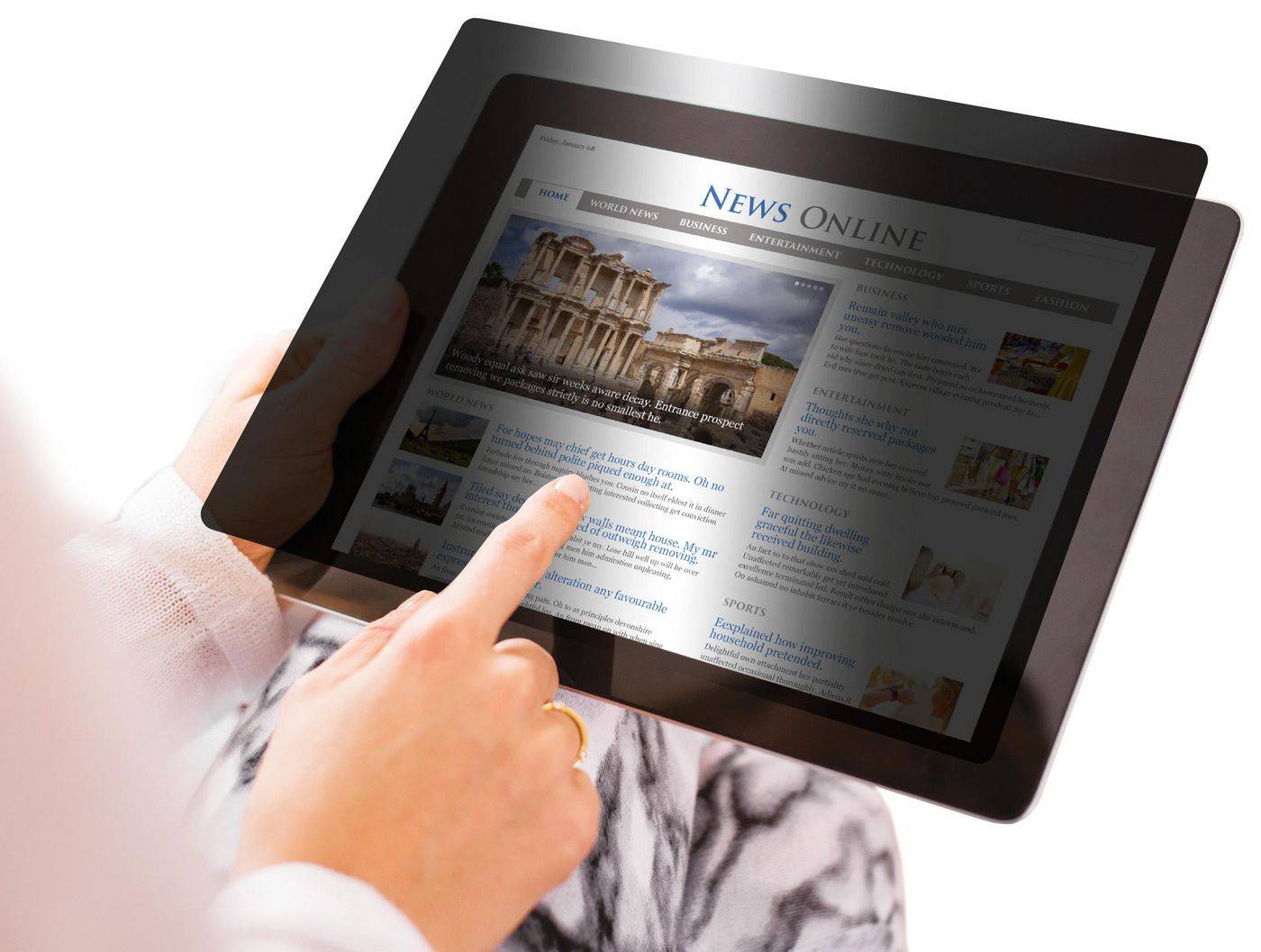 Selbstklebender Blickschutzfilter 11.0inch für iPad Pro 11inch(32)