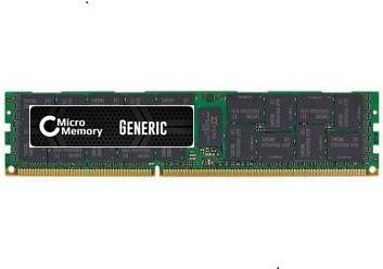 Ein Nahaufnahmebild eines grünen elektronischen Speichermoduls mit der Bezeichnung „Micro Memory Generic