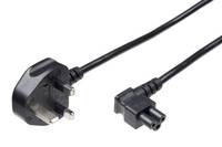 MicroConnect - Stromkabel - BS 1363 (M) bis IEC 60320 C5 gewinkelt