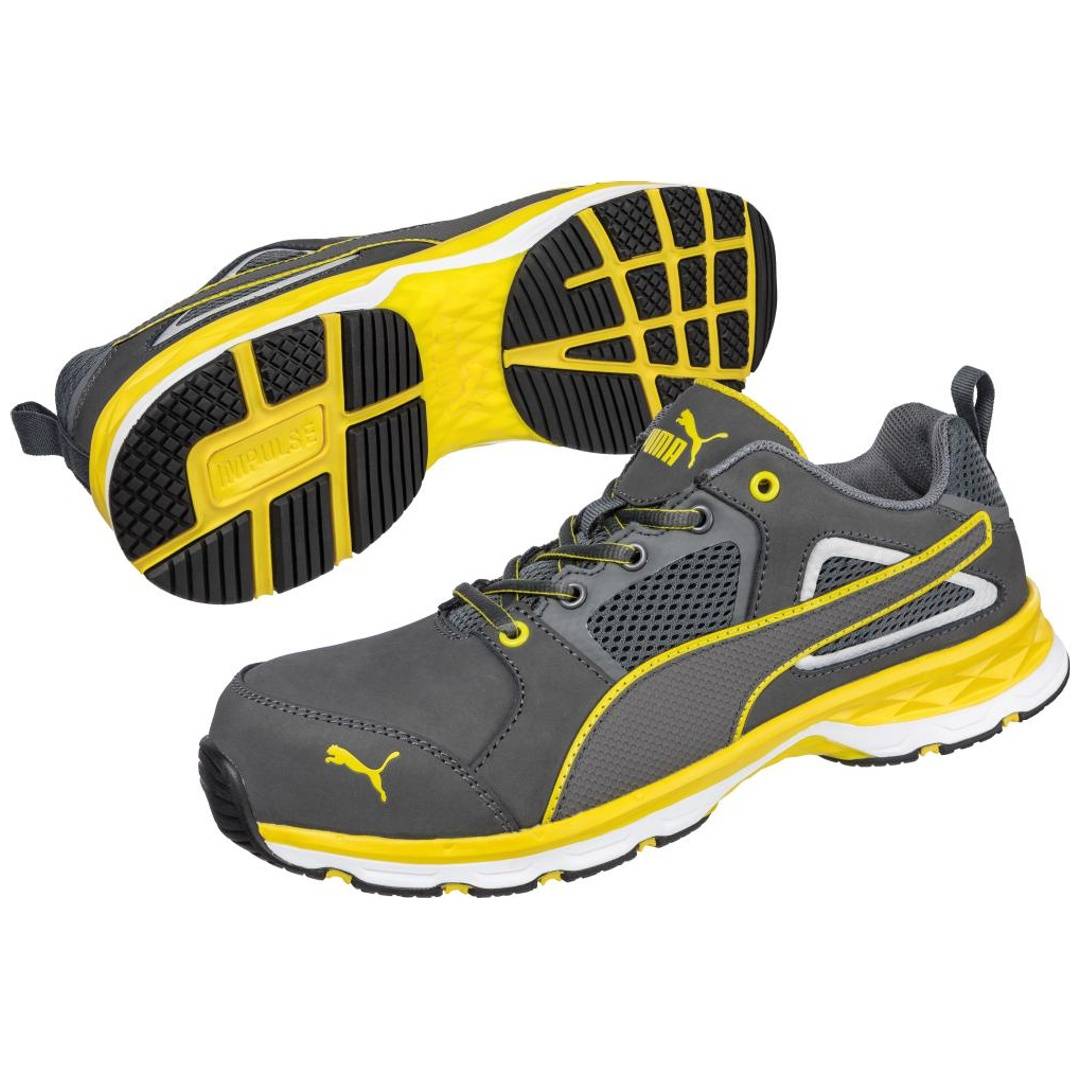 Puma Safety Puma Sicherheitshalbschuh PACE 2.0 Yellow low S1P ESD HRO SRC 643800 Gr.39 grau/gelb