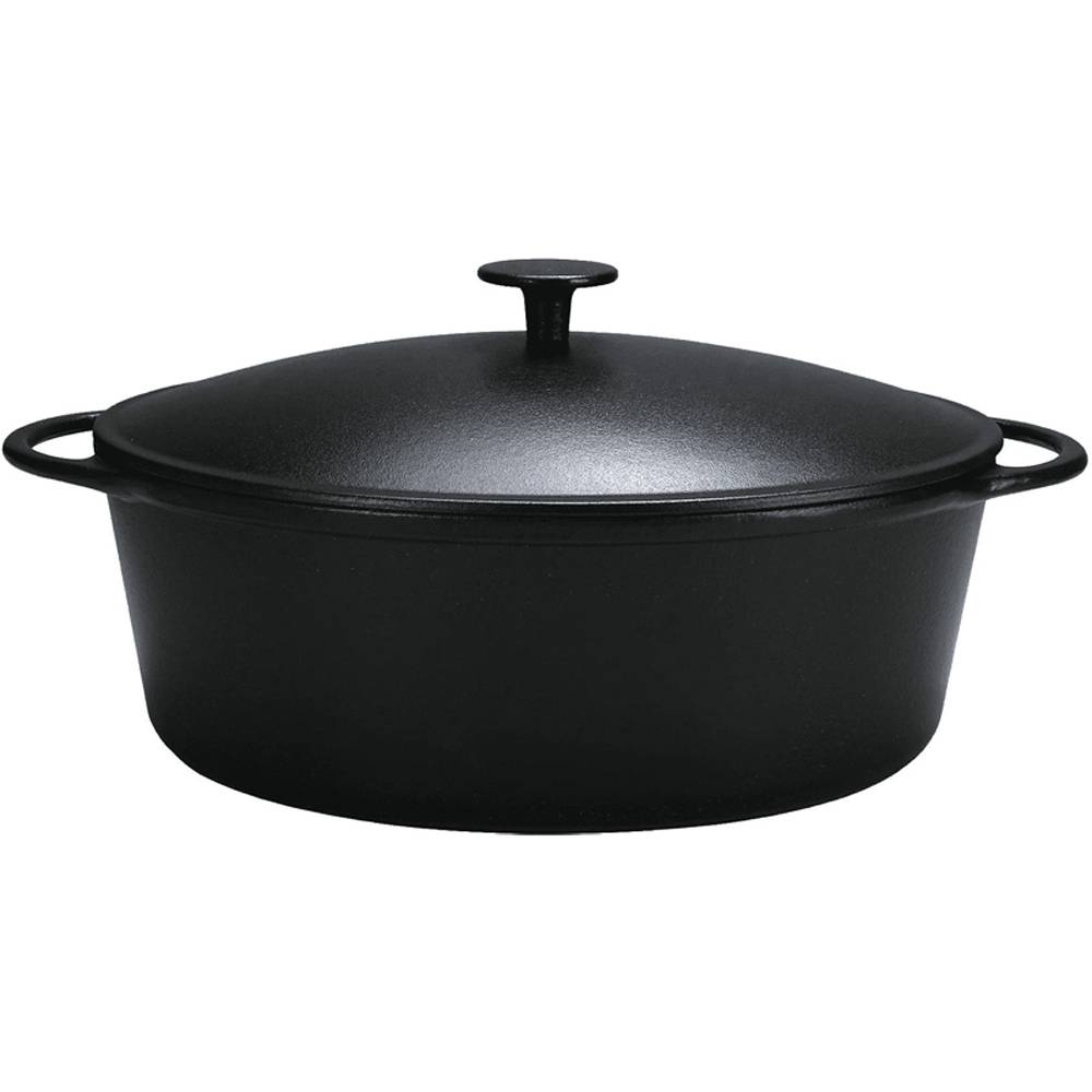 Krüger Gänsebräter oval Gusseisen aus der Serie Rustica 34cm