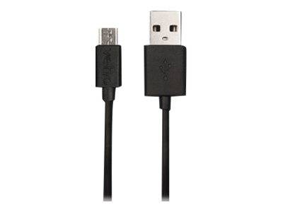Veho USB-Kabel - Micro-USB Type B (M) zu USB (M)20 cm - Schwarz