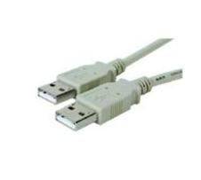 USB2.0 A-A 1m M-M, Grau Hi-Speed Kabel