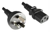 MicroConnect - Stromkabel - IEC 60320 C13 bis 3-polig (M)