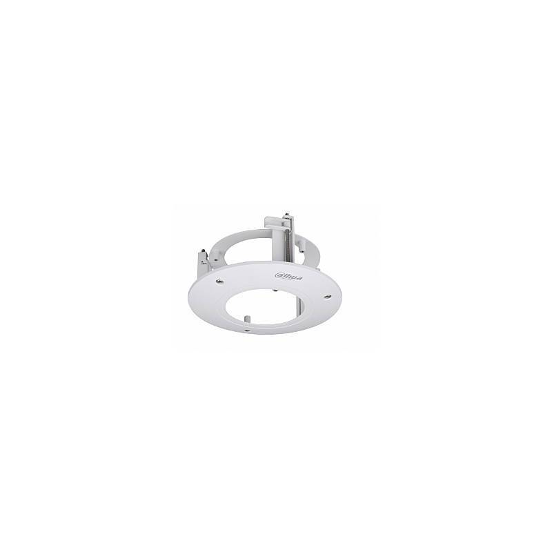 Deckenmontagehalterung mit rundem Design zur Installation eines Feuermelders. Geeignet für sichere und stabile Befestigung auf ebenen Flächen.