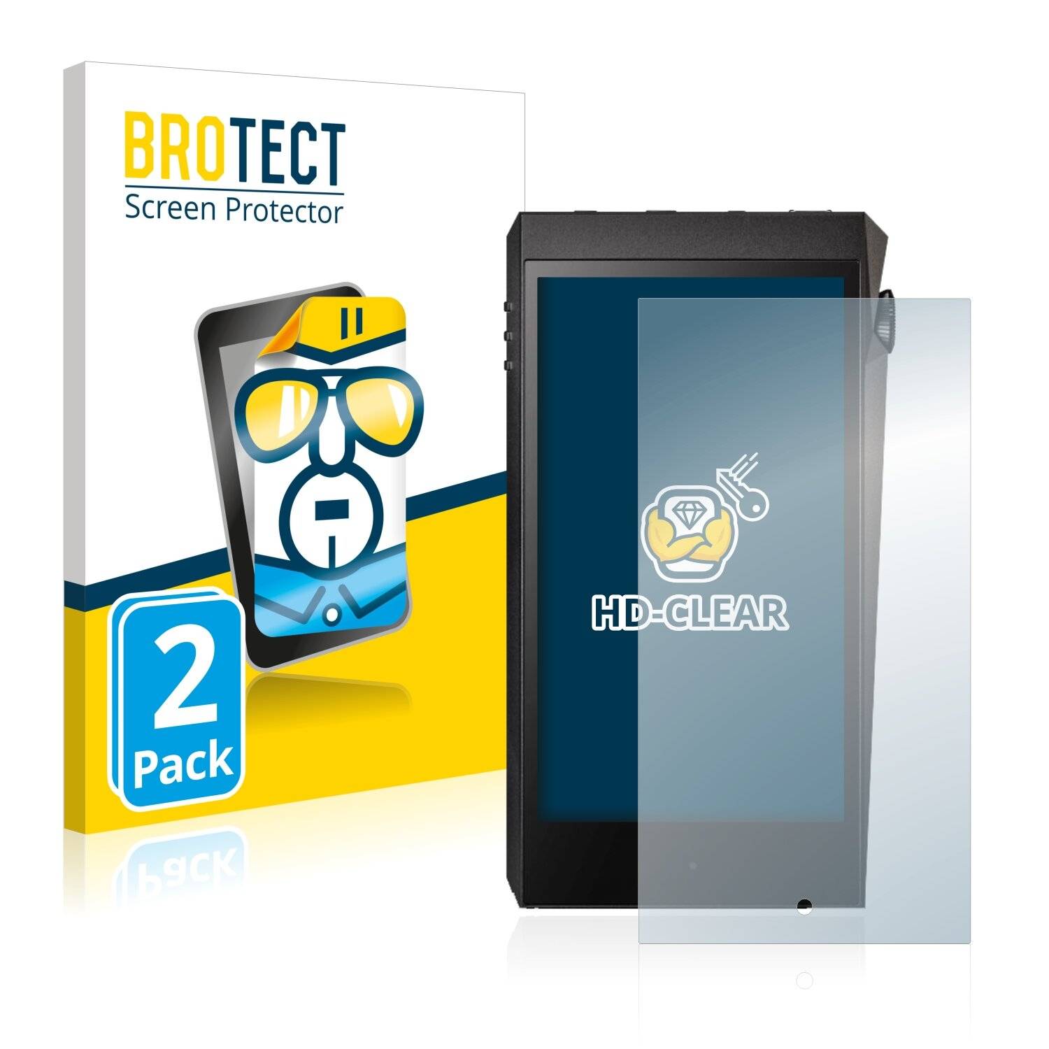 2x BROTECT HD-Clear Displayschutzfolie für Astell&Kern A&ultima