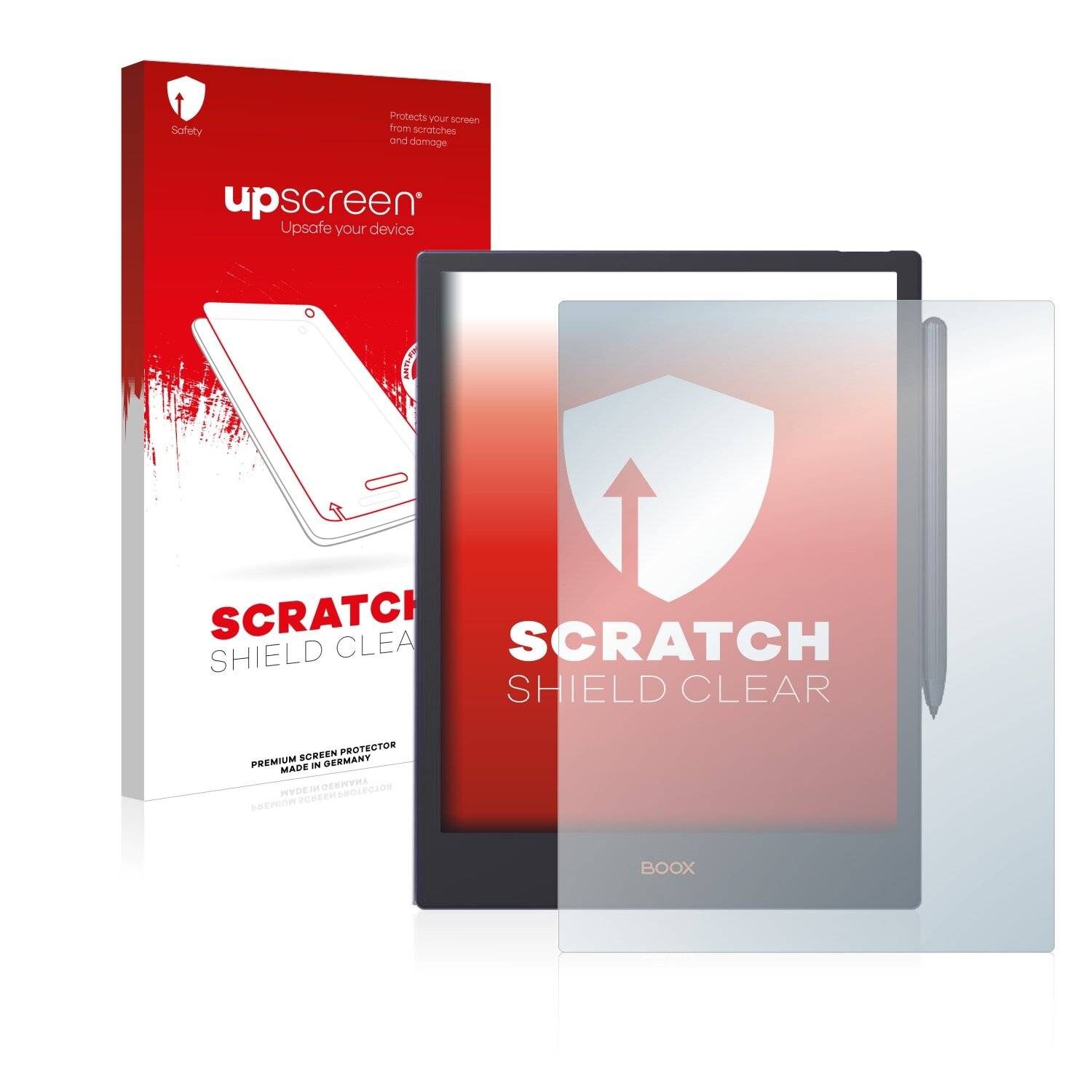 upscreen Scratch Shield Clear Premium Displayschutzfolie für Onyx Boox Note