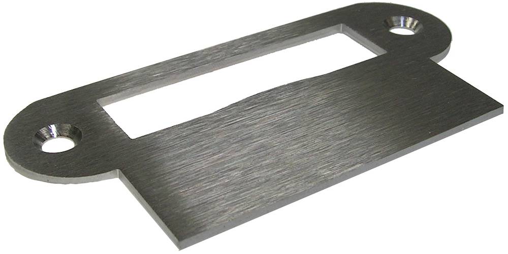 Hermat Glastür-Lappenschließblech 6855 *6855-60*