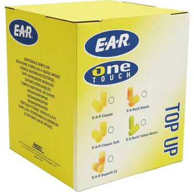 3M E-A-R Classic - Wiederverwendbarer Ohrstöpsel - im Ohr - Gelb - Kabellos - 28 dB - Polyvinylchlorid (PVC)