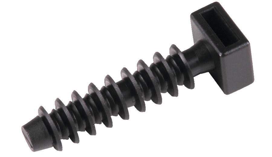 HellermannTyton Wanddübel LOK01B PA6HIR BK 100