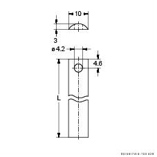 Junie Stangen lose 0103 10x3 100 cm vern