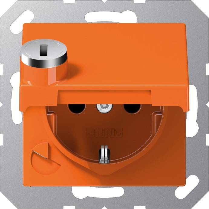Jung SCHUKO-Steckdose 16A 250V A 1520 BFKLSL O