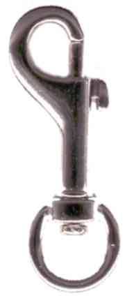 Reiher Jeanshaken vernickelt, Länge 59 mm